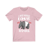 I Just Really Love Tapirs Ok Shirt, Tapir Lover Shirt, Tapir Shirt, Tapir Lover Gift, Tapir Boy Girl T-Shirt Image 4