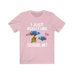 I Just Really Like Cichlids Shirt - cichlid print design