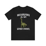 Brachiosaurus Is My Spirit Animal Shirt, Brachiosaurus Lover Shirt, Dinosaur shirt, Dinosaur Lover Gift Animal Adult Toddler Kids T-Shirt Image 2