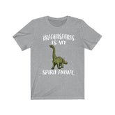Brachiosaurus Is My Spirit Animal Shirt, Brachiosaurus Lover Shirt, Dinosaur shirt, Dinosaur Lover Gift Animal Adult Toddler Kids T-Shirt Image 1