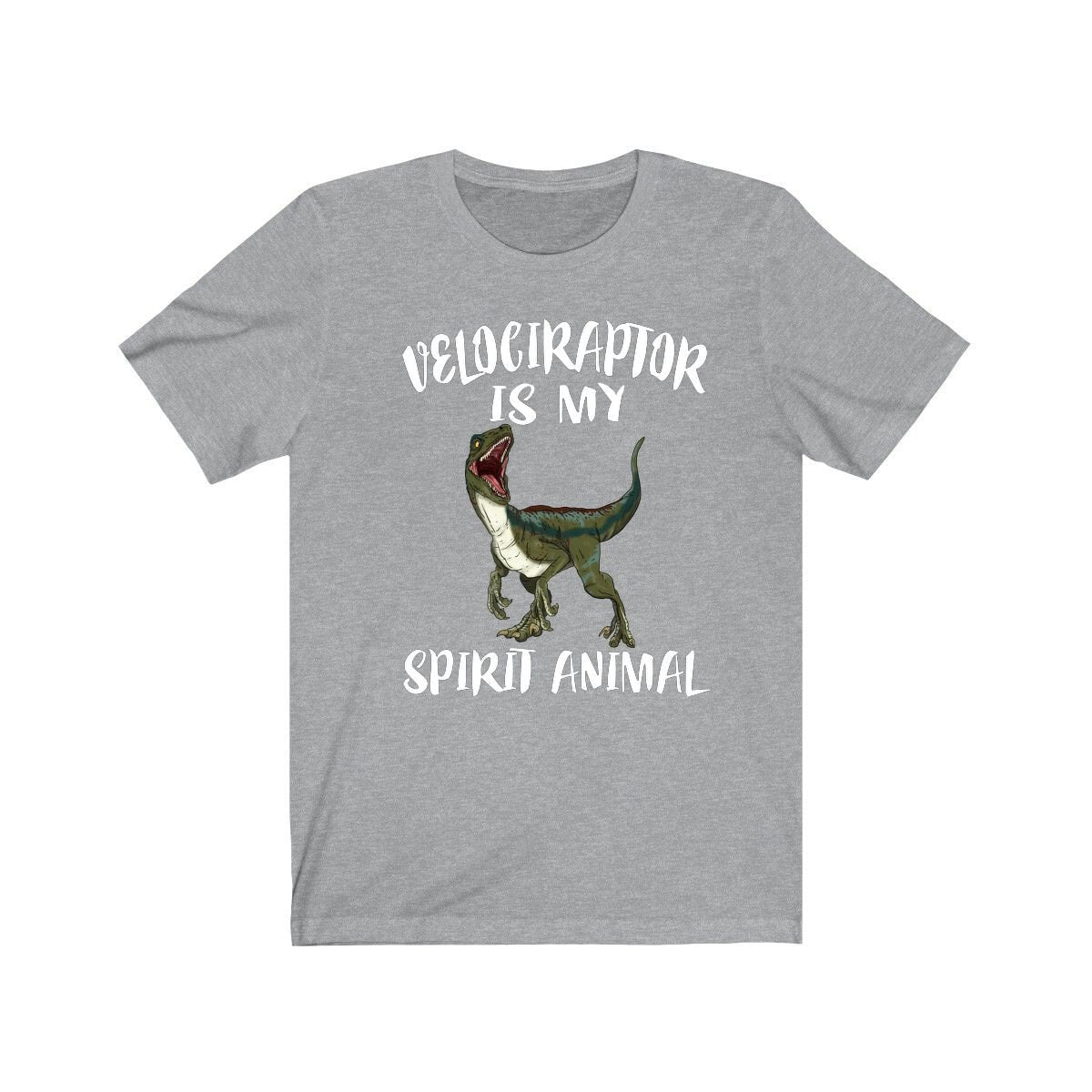 Velociraptor Is My Spirit Animal Shirt, Velociraptor Lover Shirt, Dinosaur shirt, Dinosaur Lover Gift Animal Adult Toddler Kids T-Shirt Image 1
