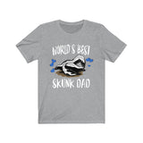 Wold's Best Skunk Dad Shirt, Skunk Lover Shirt, Skunk Shirt, Skunk Owner Shirt, Skunk Lover Boy Girl Shirt Image 1
