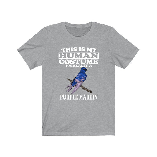 This Is My Human Costume I'm Really A Purple Martin Shirt - purple martin print design