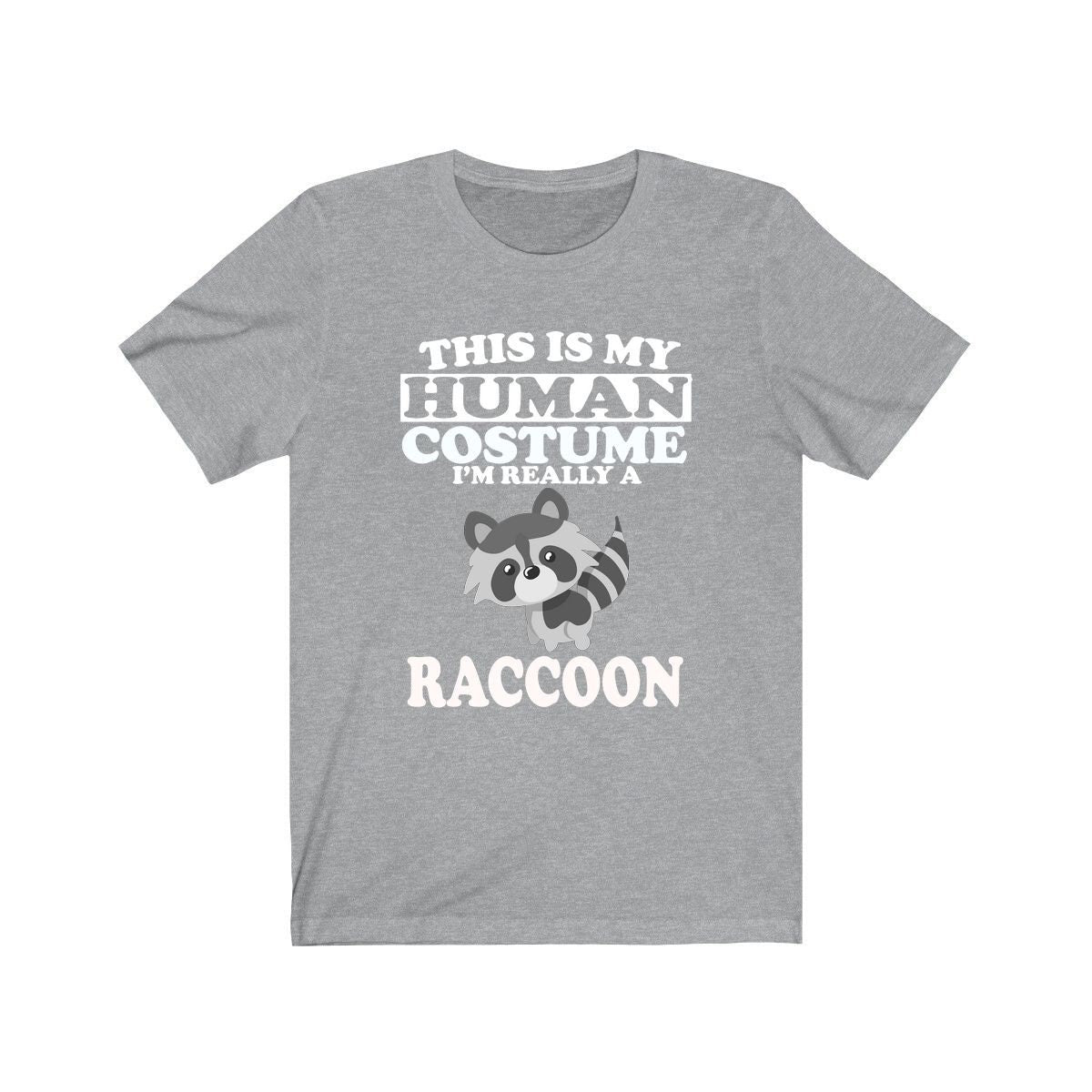 This Is My Human Costume I'm Really A Raccoon Shirt - raccoon print design