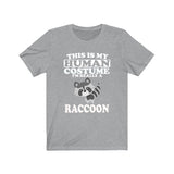 This Is My Human Costume I'm Really A Raccoon Shirt, Raccoon Lover Shirt, Raccoon Shirt, Raccoon Funny Gift, Animal Adult Kids Shirt Image 3