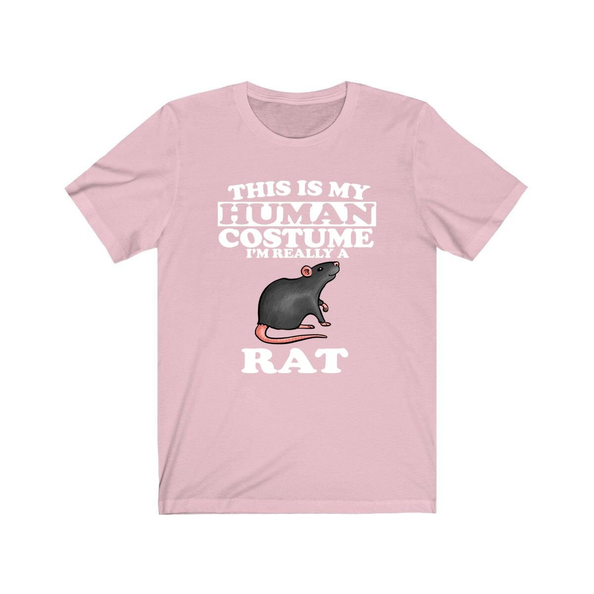 This Is My Human Costume I'm Really A Rat Shirt - rat print design
