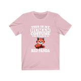 This Is My Human Costume I'm Really A Red Panda Shirt, Red Panda Lover Shirt, Red Panda Shirt, Red Panda Funny Gift, Animal Adult Kids Shirt Image 4