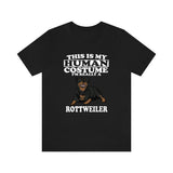 This Is My Human Costume I'm Really A Rottweiler Dog Shirt, Rottweiler Lover Shirt, Rottweiler Shirt, Dog Funny Gift, Adult Kids Shirt Image 2