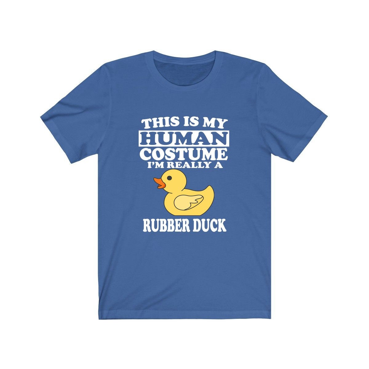 Rubber Duck Human Costume Shirt - rubber duck print design