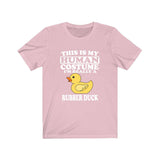This Is My Human Costume I'm Really A Rubber Duck Shirt, Rubber Duck Lover Shirt, Duck Shirt, Duck Funny Gift, Adult Kids Shirt Image 4