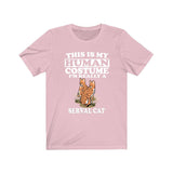 This Is My Human Costume I'm Really A Serval Cat Shirt, Serval Lover Shirt, Serval Shirt, Serval Funny Gift, Adult Kids Shirt Image 4
