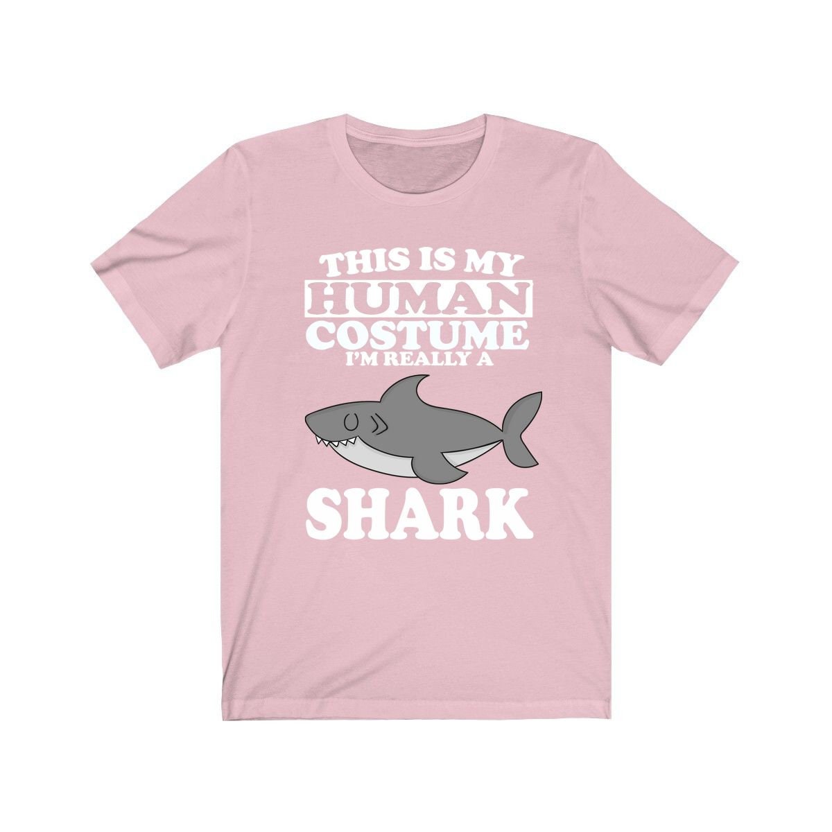 Shark Human Costume Shirt - shark print design