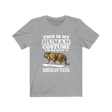 This Is My Human Costume I'm Really A Siberian Tiger Shirt, Siberian Tiger Lover Shirt, Tiger Shirt, Tiger Funny Gift, Adult Kids Shirt Image 3