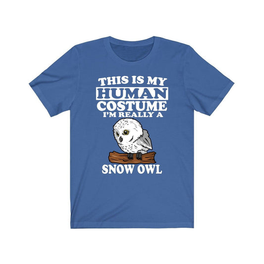 This Is My Human Costume I'm Really A Snowy Owl Shirt - Snowy Owl print design