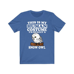 This Is My Human Costume I'm Really A Snowy Owl Shirt - Snowy Owl print design