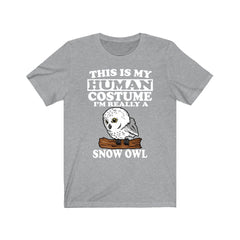 This Is My Human Costume I'm Really A Snowy Owl Shirt - Snowy Owl print design