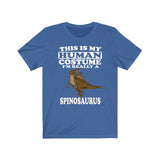 This Is My Human Costume I'm Really A Spinosaurus Dinosaur Shirt, Spinosaurus Lover Shirt, Dinosaur Shirt, Dinosaur Funny Gift, Adult Kids Image 3