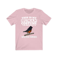 This Is My Human Costume I'm Really A Spotted Towhee Shirt - Spotted Towhee print design