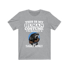This Is My Human Costume I'm Really A Tamarin Monkey Shirt - tamarin print design