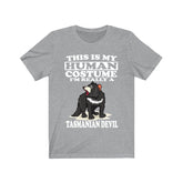 This Is My Human Costume I'm Really A Tasmanian Devil Shirt, Tasmanian Devil Lover Shirt, Tasmanian Devil Funny, Animal Adult Kids Image 1
