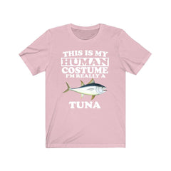 This is my human costume I am really a tuna funny ocean fish tee