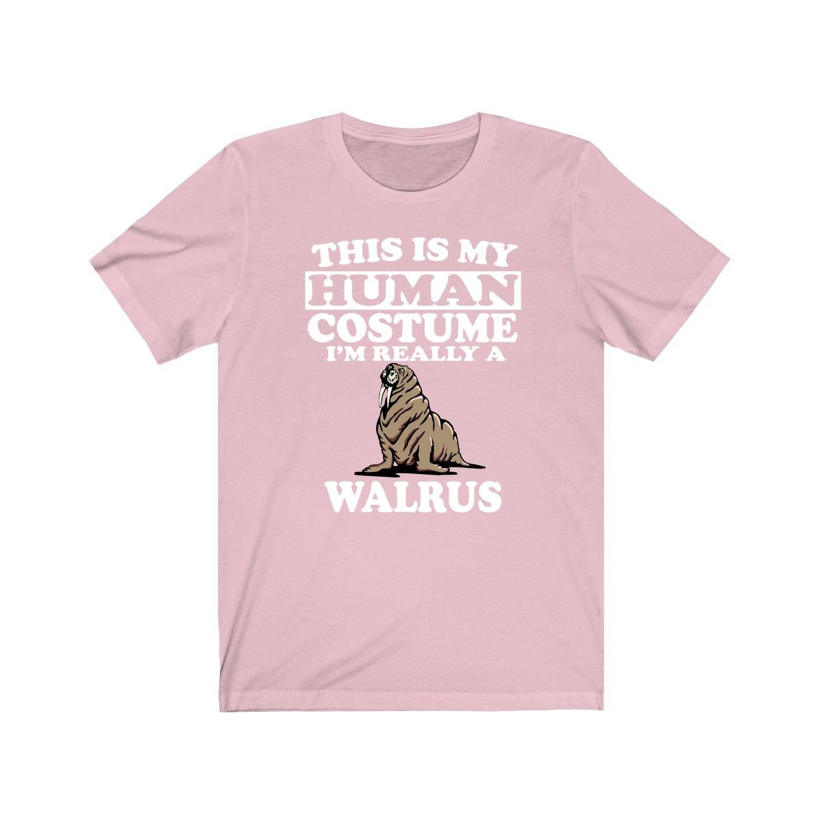 This Is My Human Costume I'm Really A Walrus Shirt - walrus print design