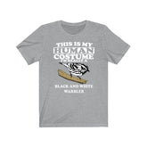 This Is My Human Costume I'm Really A Black And White Warbler Shirt, Warbler Lover Shirt, Warbler Shirt, Funny Bird Gift, Animal Adult Kids Image 1