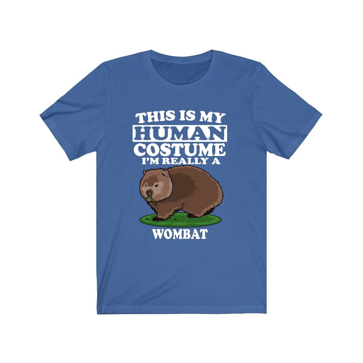This Is My Human Costume I'm Really A Wombat Shirt - wombat print design