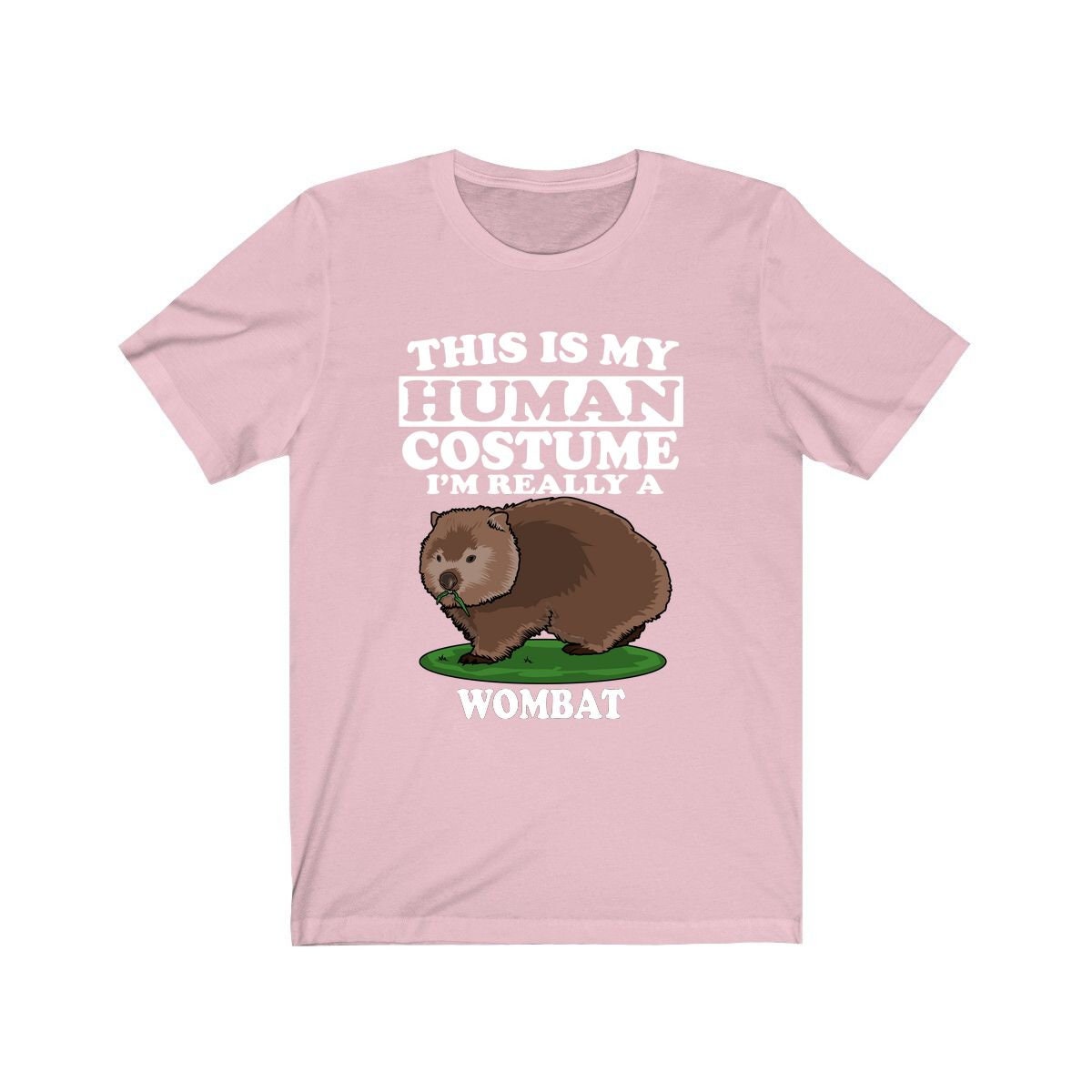 This Is My Human Costume I'm Really A Wombat Shirt - wombat print design