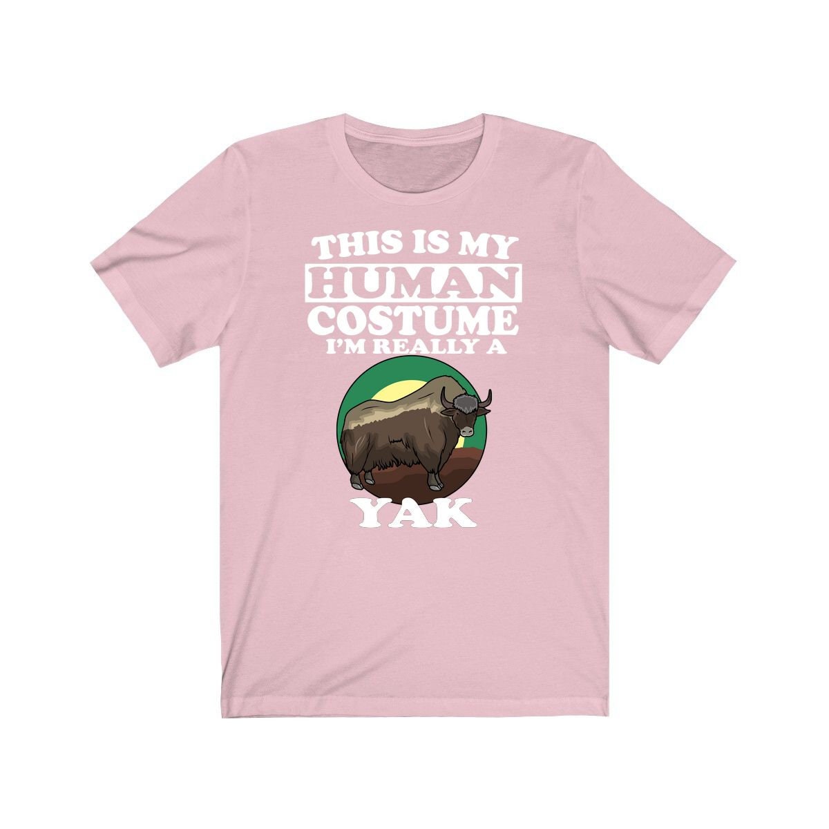 This Is My Human Costume I'm Really A Yak Shirt - yak print design