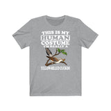 This Is My Human Costume I'm Really A Yellow-billed Cuckoo Bird Shirt, Cuckoo Lover Shirt, Cuckoo Shirt, Funny Bird Gift, Animal Adult Kids Image 2
