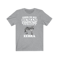 Zebra Human Costume Shirt - zebra stripe print design