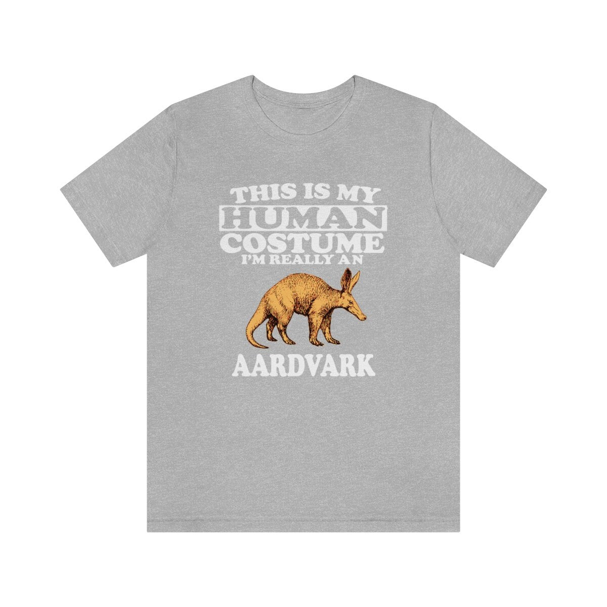 This Is My Human Costume I'm Really An Aardvark Shirt - aardvark print design