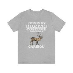 This Is My Human Costume I'm Really A Caribou Shirt - caribou print design