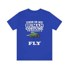 This Is My Human Costume I'm Really A Fly T-Shirt - fly print design