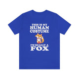 This Is My Human Costume I'm Really A Fox Shirt, Fox Lover Shirt, Fox Shirt, Funny Fox Gift, Animal Adult Kids Image 4