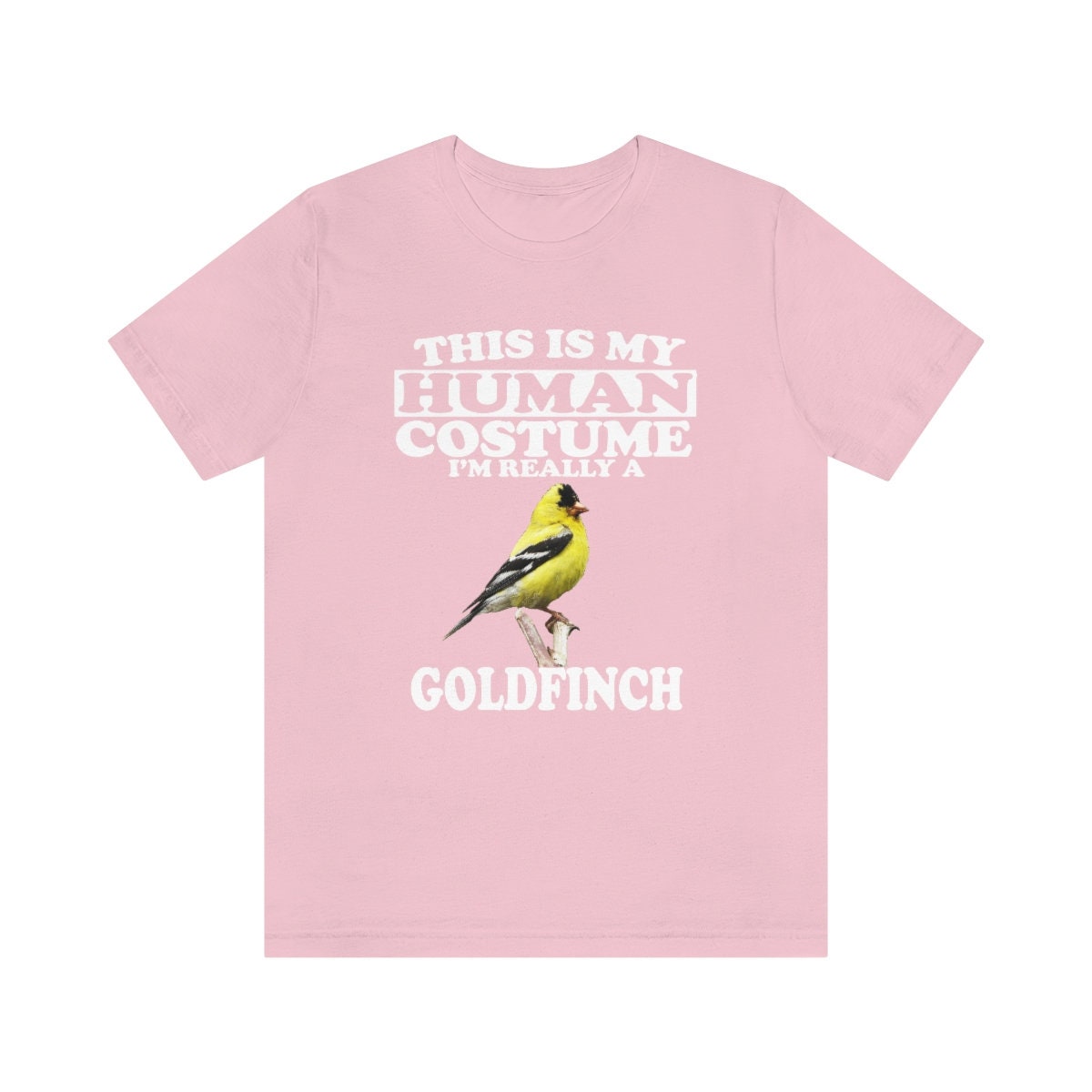 Goldfinch Human Costume Shirt - goldfinch print design