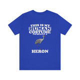 This Is My Human Costume I'm Really A Heron Bird Shirt, Heron Lover Shirt, Heron Shirt, Funny Bird Gift, Animal Adult Kids Image 4