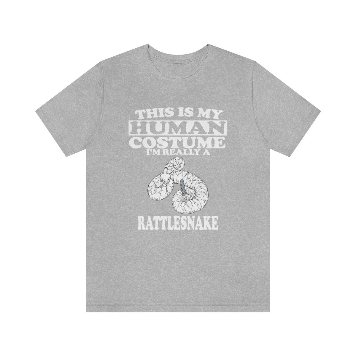 This Is My Human Costume I'm Really A Rattlesnake Snake Shirt - rattlesnake print design