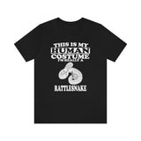 This Is My Human Costume I'm Really A Rattlesnake Snake Shirt, Rattlesnake Lover Shirt, Rattlesnake Shirt, Funny Snake Gift Animal Shirt Image 1