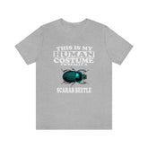 This Is My Human Costume I'm Really A Scarab Beetle Shirt, Scarab Beetle Lover Shirt, Scarab Beetle Shirt, Funny Beetle Gift Animal Shirt Image 1