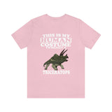 This Is My Human Costume I'm Really A Triceratops Dinosaur Shirt, Triceratops Lover Shirt, Dinosaur Shirt, Funny Gift Animal Adult Kid Shirt Image 3