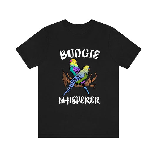 Budgie Whisperer Shirt - budgie print design
