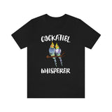 Cockatiel Whisperer Shirt, Cockatiel Lover Shirt, Cockatiel Shirt, Funny Cockatiel Gift, Boy Girl Shirt Image 1