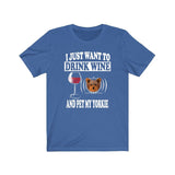 I Just Want To Drink Wine And Pet My Yorkie Shirt, Yorkie Lover Shirt, Yorkshire Terrier Shirt, Yorkie Gift Boy Girl Shirt Image 2