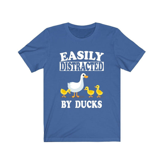 Easily Distracted By Ducks T-Shirt - duck print design