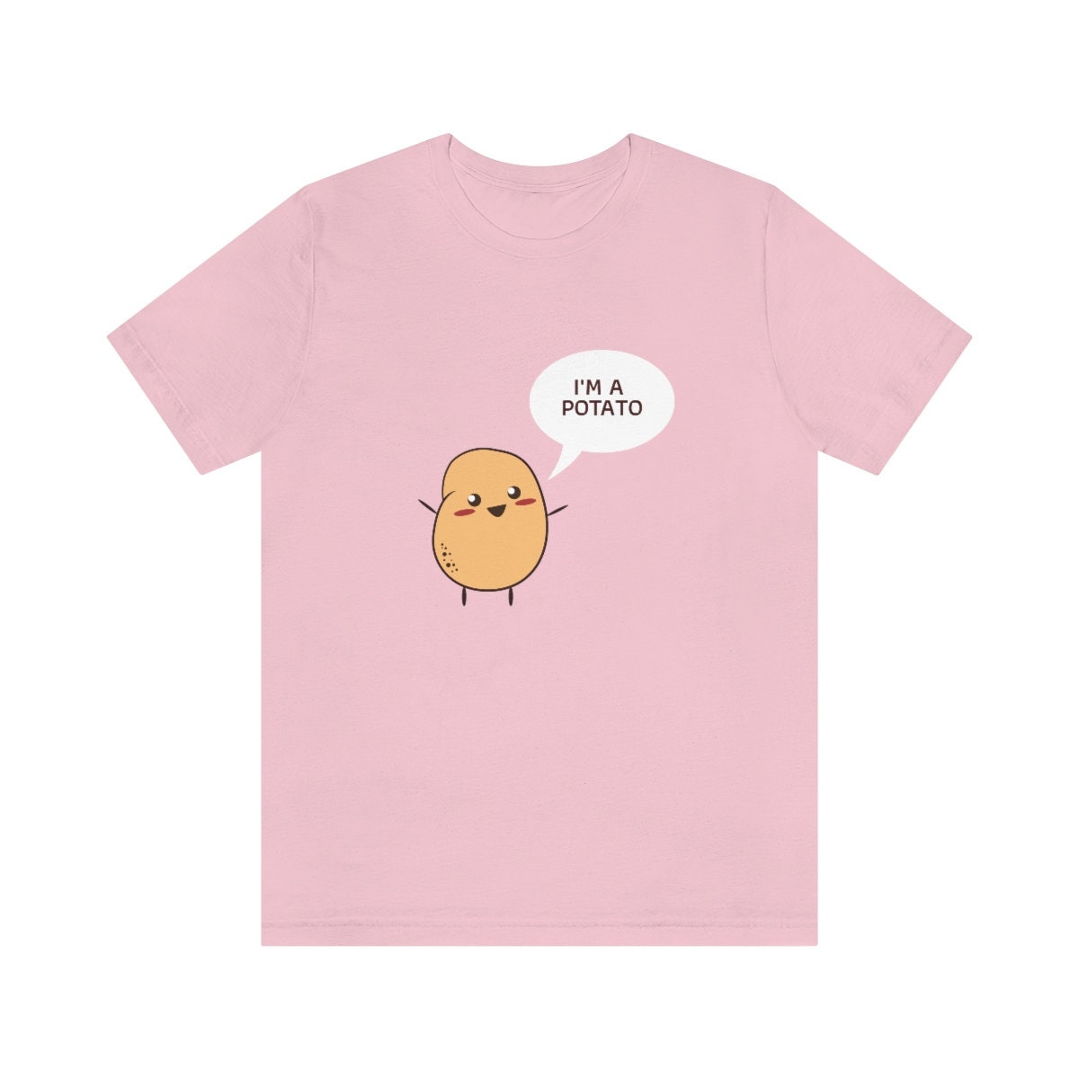 I'm A Potato Funny Shirt - potato print design