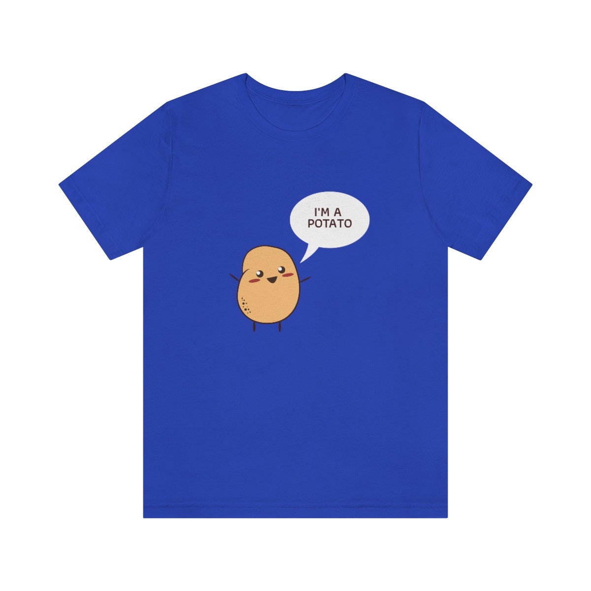 I'm A Potato Funny Shirt - potato print design