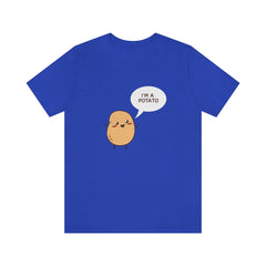I'm A Potato Funny Shirt - potato print design