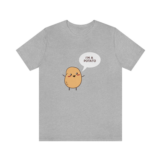 I'm A Potato Funny Shirt - potato print design